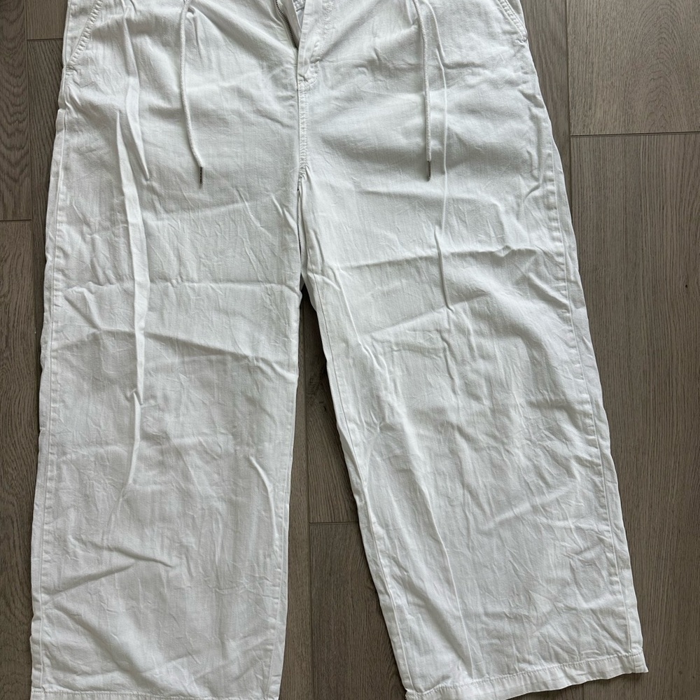 Old Navy White Wide Leg Pants